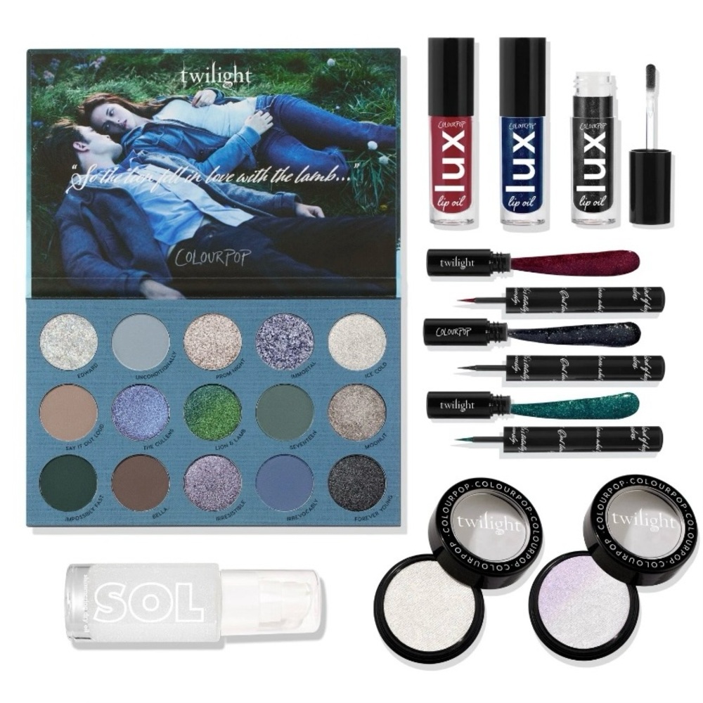 Colourpop Twilight Full Makeup Collection NIB In Hand 10 Item Set w/ Body Oil - Picture 3 of 9